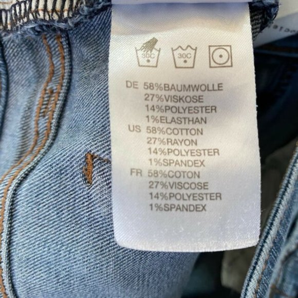 Articles Of Society Skinny Ankle Jeans Women’s 25x28 Jeggings Med Wash Low Rise - Picture 7 of 7